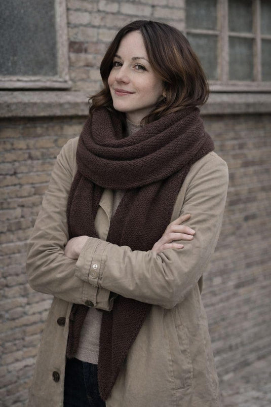 Sophie Shawl Knitting Pattern PDF Easy Garter Stitch Shawl Winter Accessory Instant Download