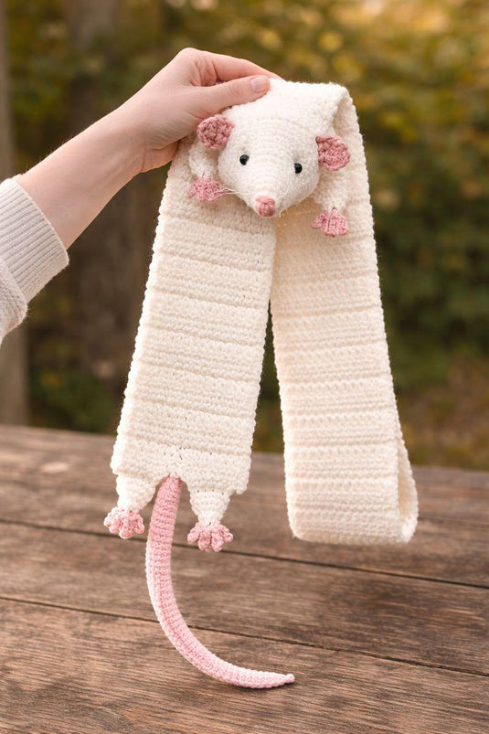 Rat Scarf Crochet Pattern Digital Download PDF