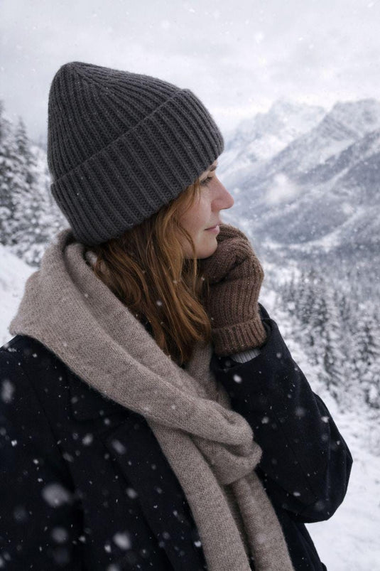 Ribbed Beanie Crochet Pattern (PDF file)