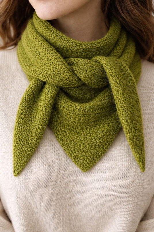 Triangle Scarf Knitting Pattern