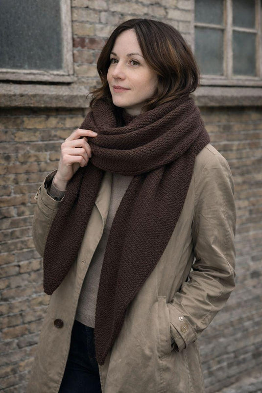 Sophie Shawl Knitting Pattern PDF Easy Garter Stitch Shawl Winter Accessory Instant Download