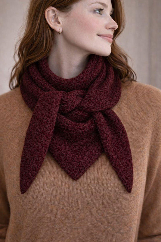 Triangle Scarf Knitting Pattern