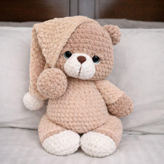 Teddy Bear Crochet Pattern, Amigurumi Plush Toy, PDF Pattern