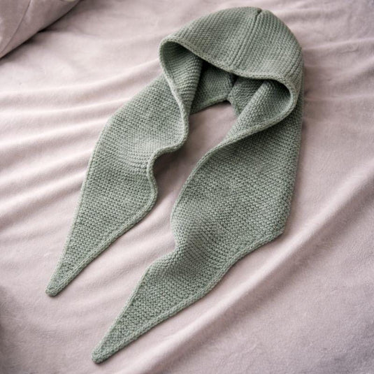 Sophie Hood Knitting Instructions DIY Hooded Scarf PDF Easy Garter Stitch Knitting Pattern Shawl Winter Accessory Instant Download