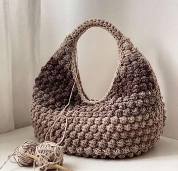 The Donut handbag Pattern Chunky Crochet PDF Pattern Instant Download