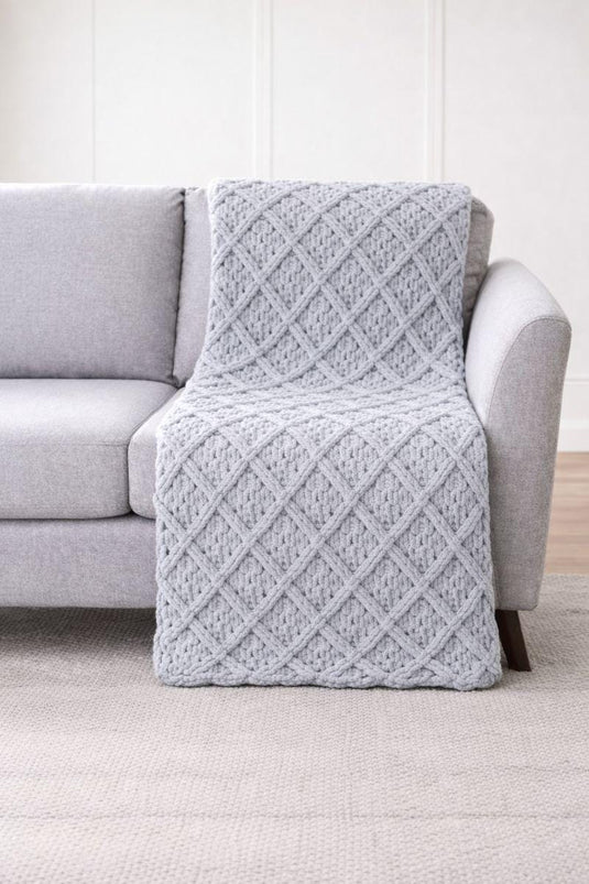 Modern Blanket Crochet Pattern (PDF file)