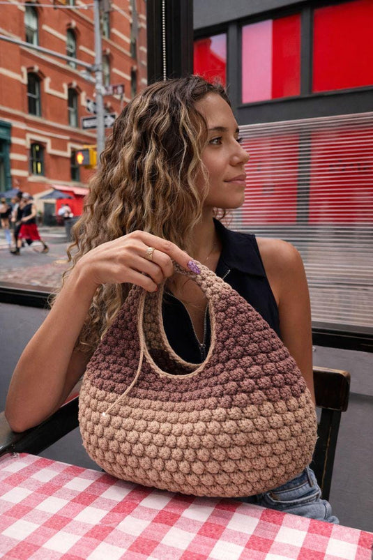 The Donut handbag Pattern Chunky Crochet PDF Pattern Instant Download